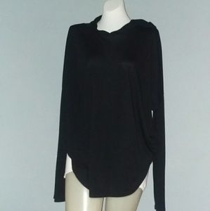 Forever 21+ Black Hooded top